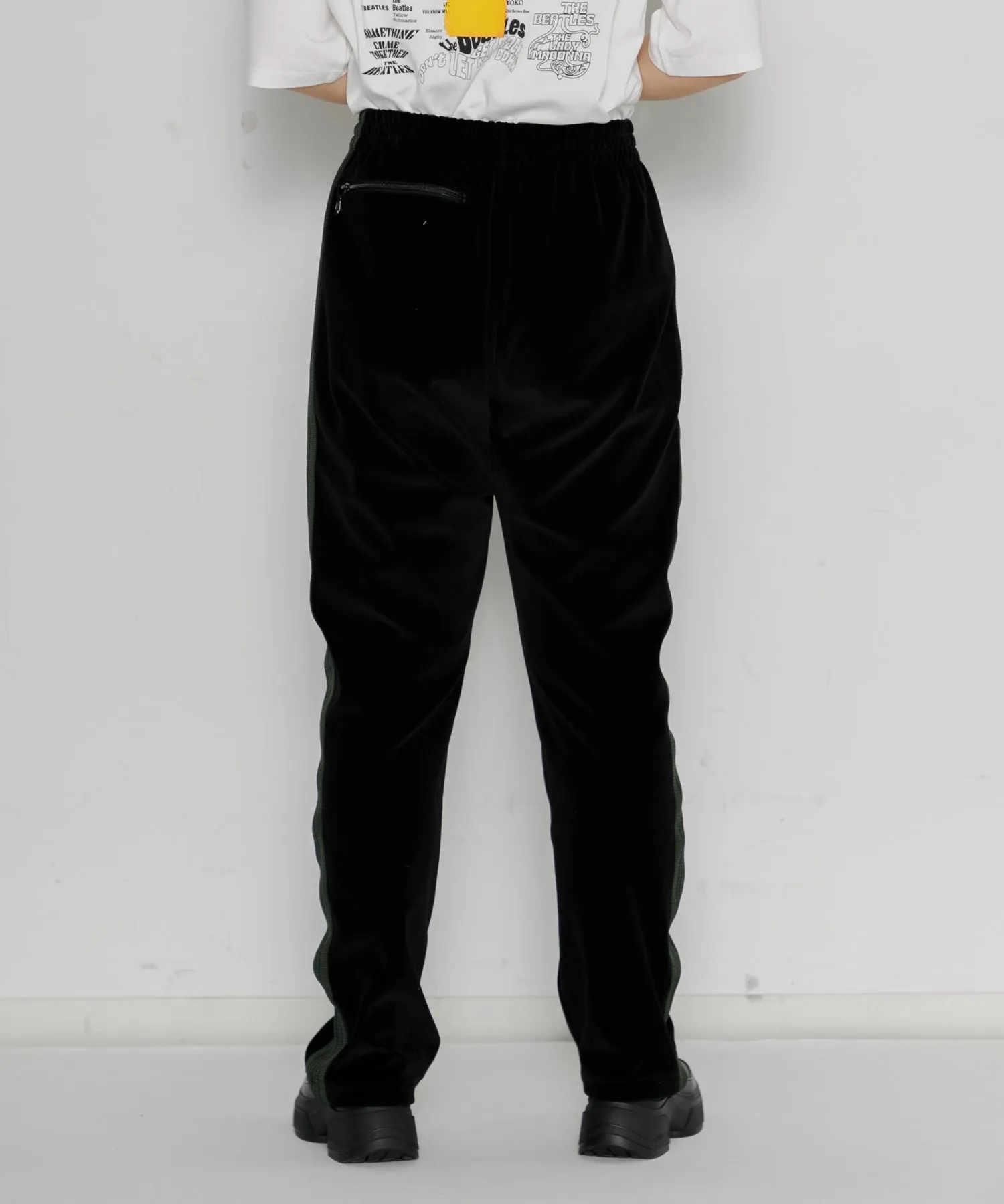 【MEN , WOMEN】NEEDLES Narrow Track Pant - C/Pe Velour