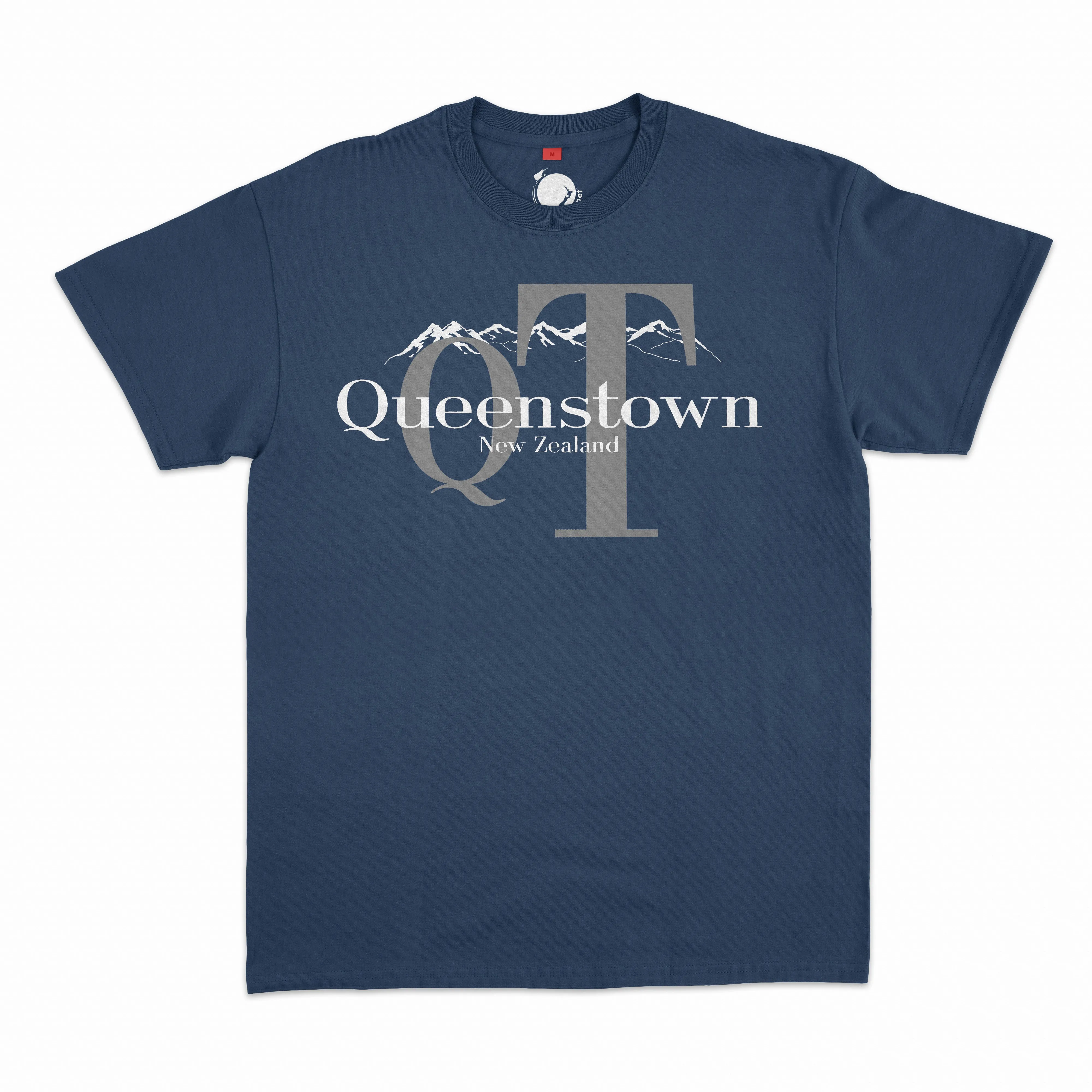 Mens New Zealand T Shirt - Queenstown