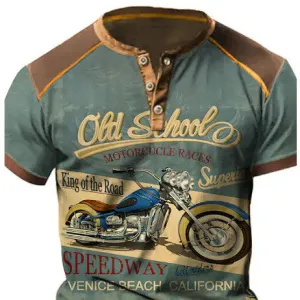 Men's Old School Biker Shirts