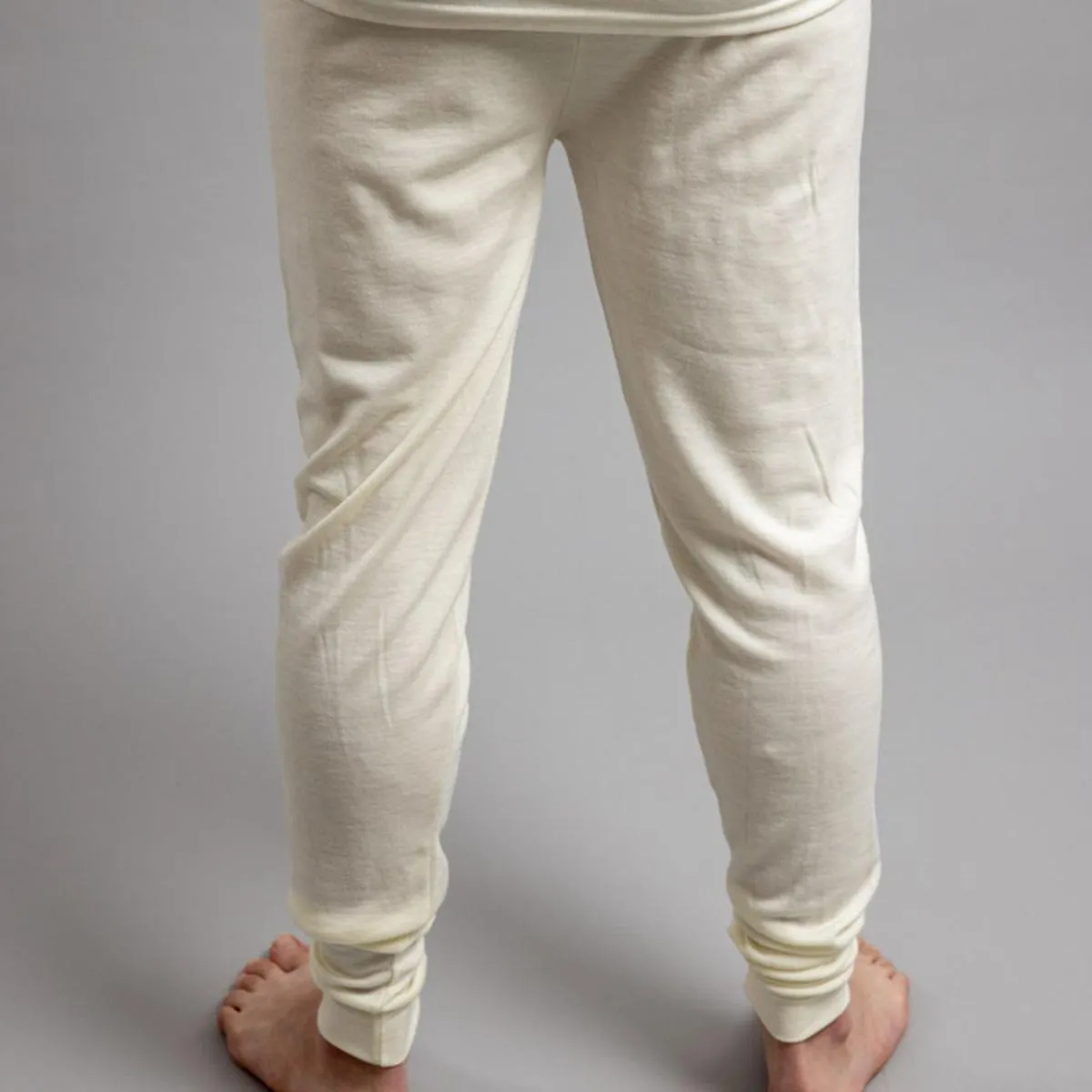 Merino Skins Unisex Long John / Pant - White