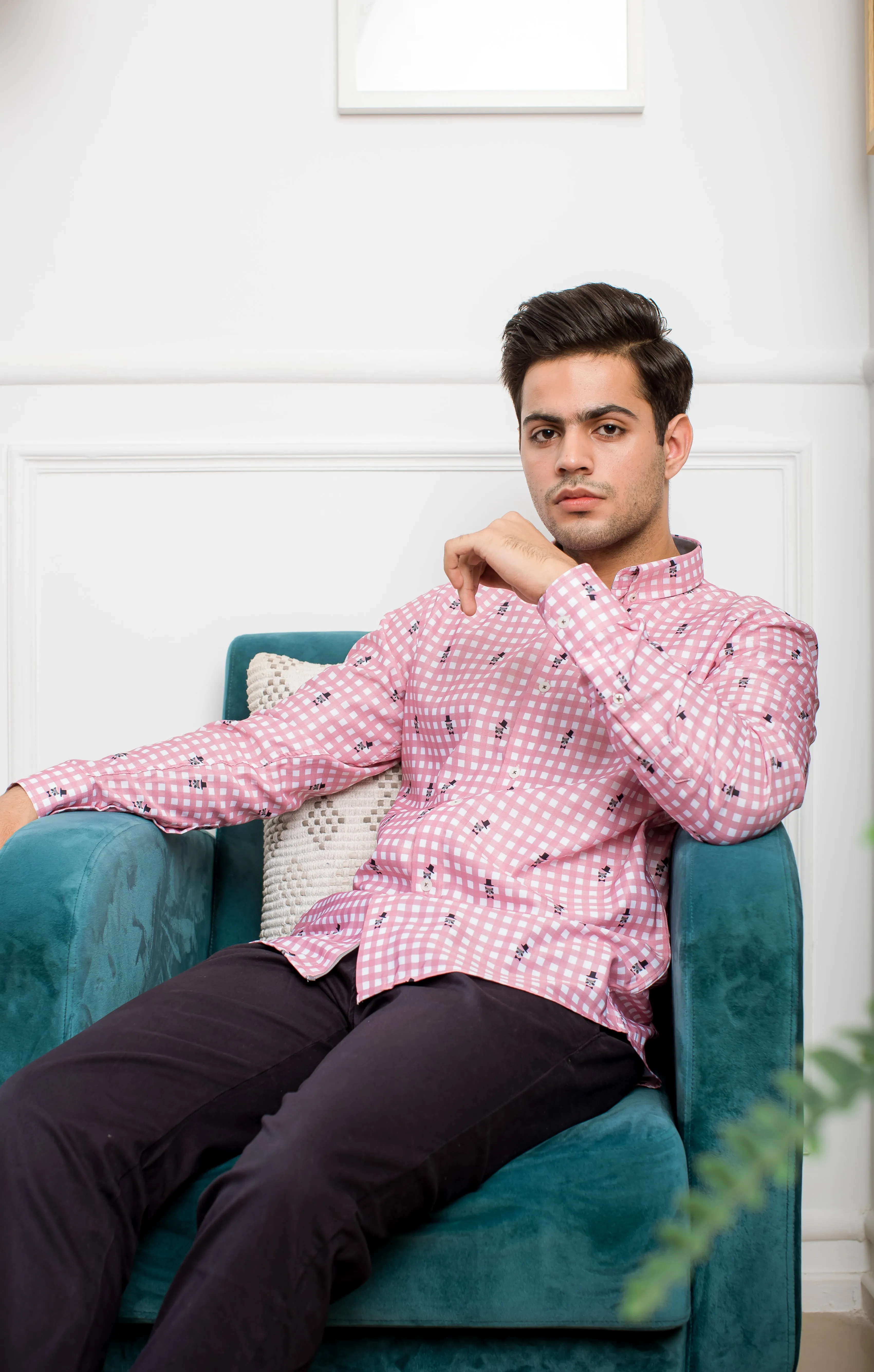 Mr. Pink Fox - Cotton Twill Shirt