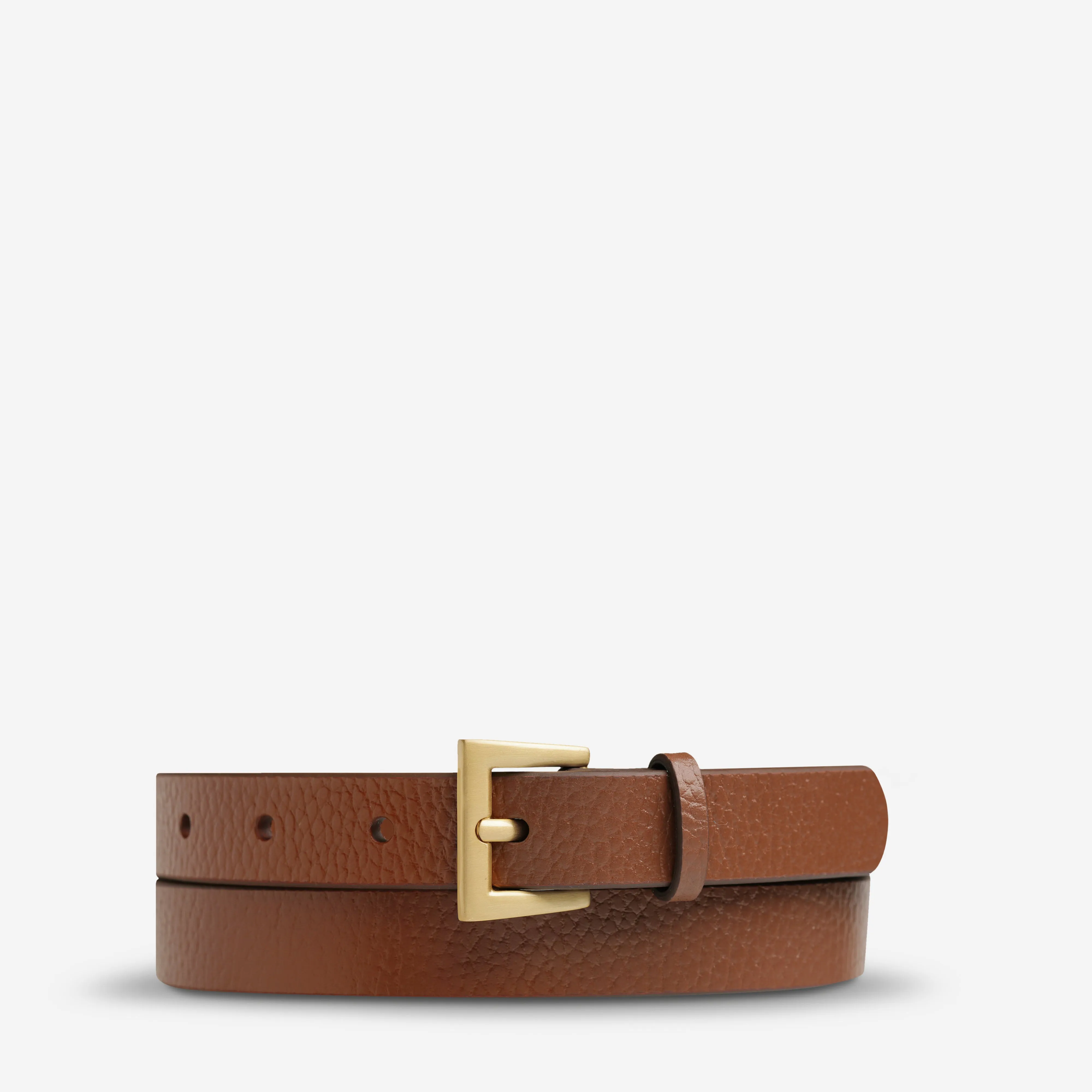 Part Of Me Belt - Tan/Gold