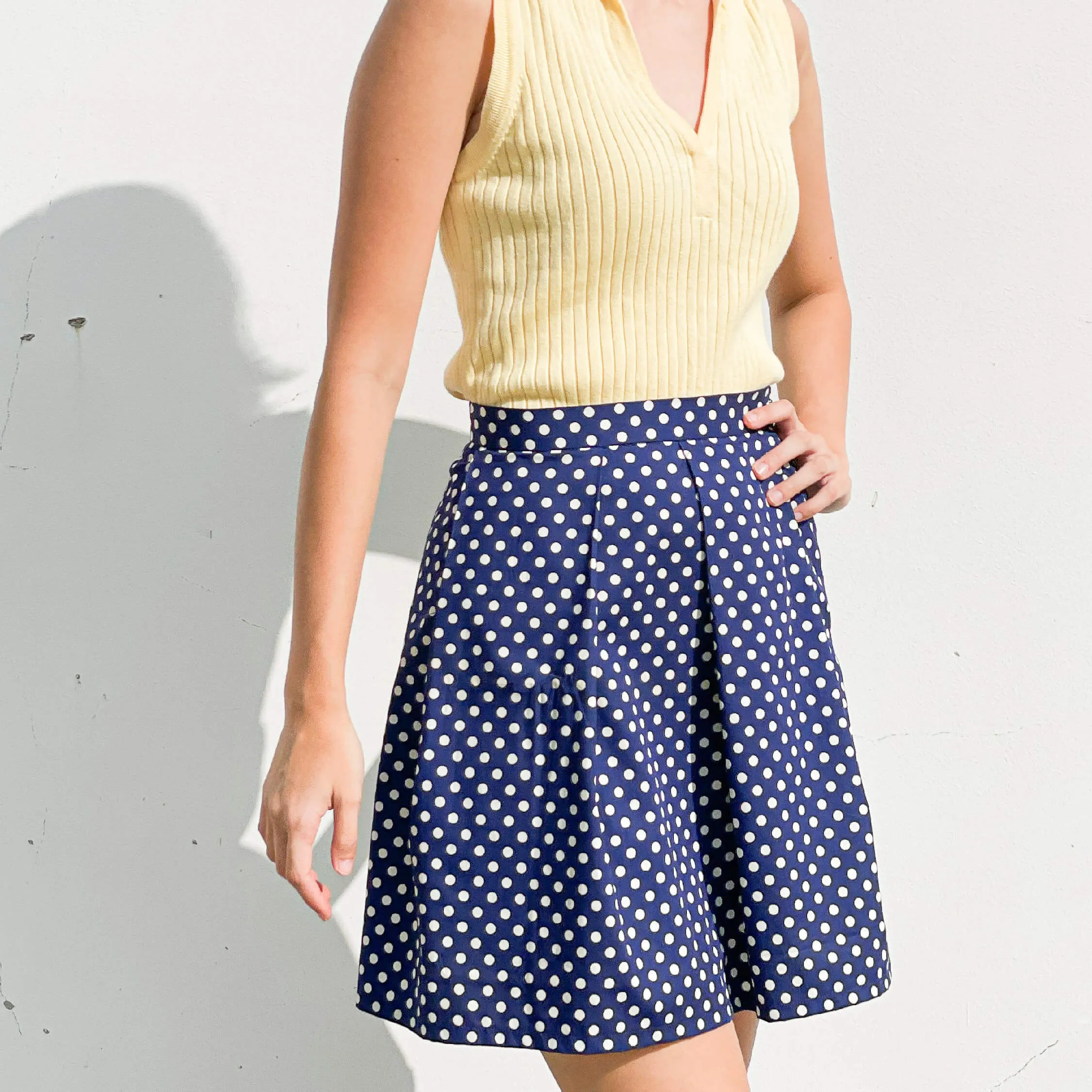 Pattern: 242 – Box Pleated Lined Skirt *Custom Fit