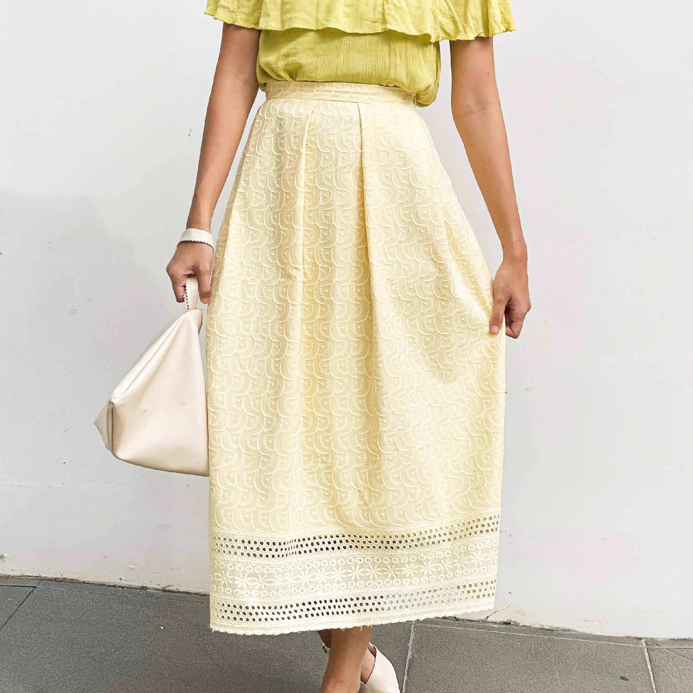 Pattern: 242 – Box Pleated Lined Skirt *Custom Fit