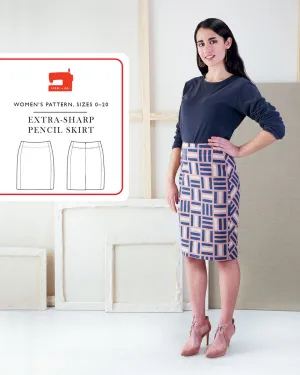 PDF Pattern - Extra-Sharp Pencil Skirt | Liesl   Co