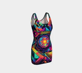 PORTAL BODYCON DRESS  | ACIDMATH AI