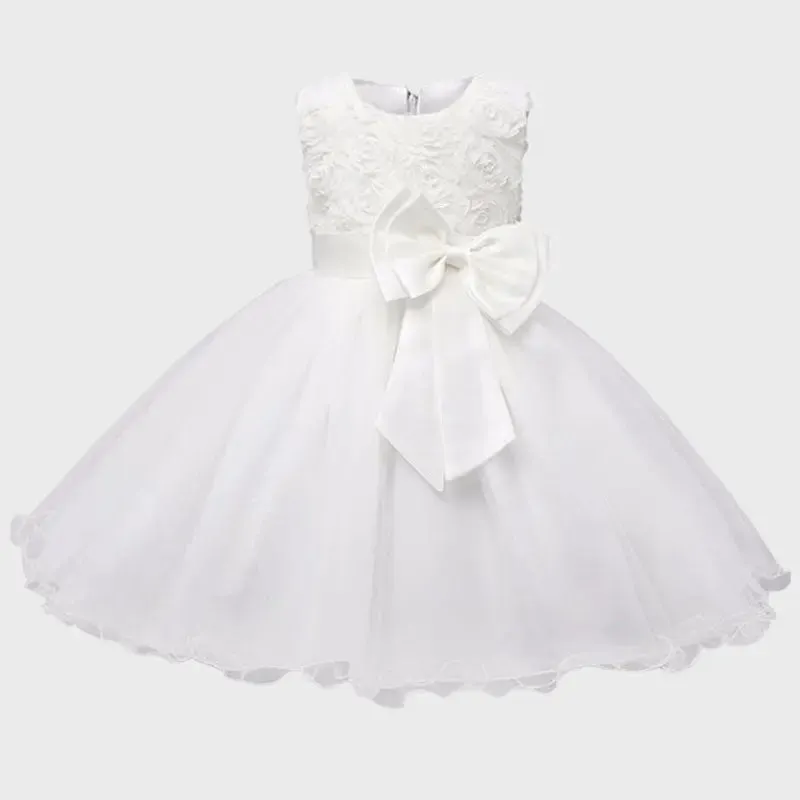 Princess Flower Girl Dress Summer Tutu Wedding Birthday Party Dresses