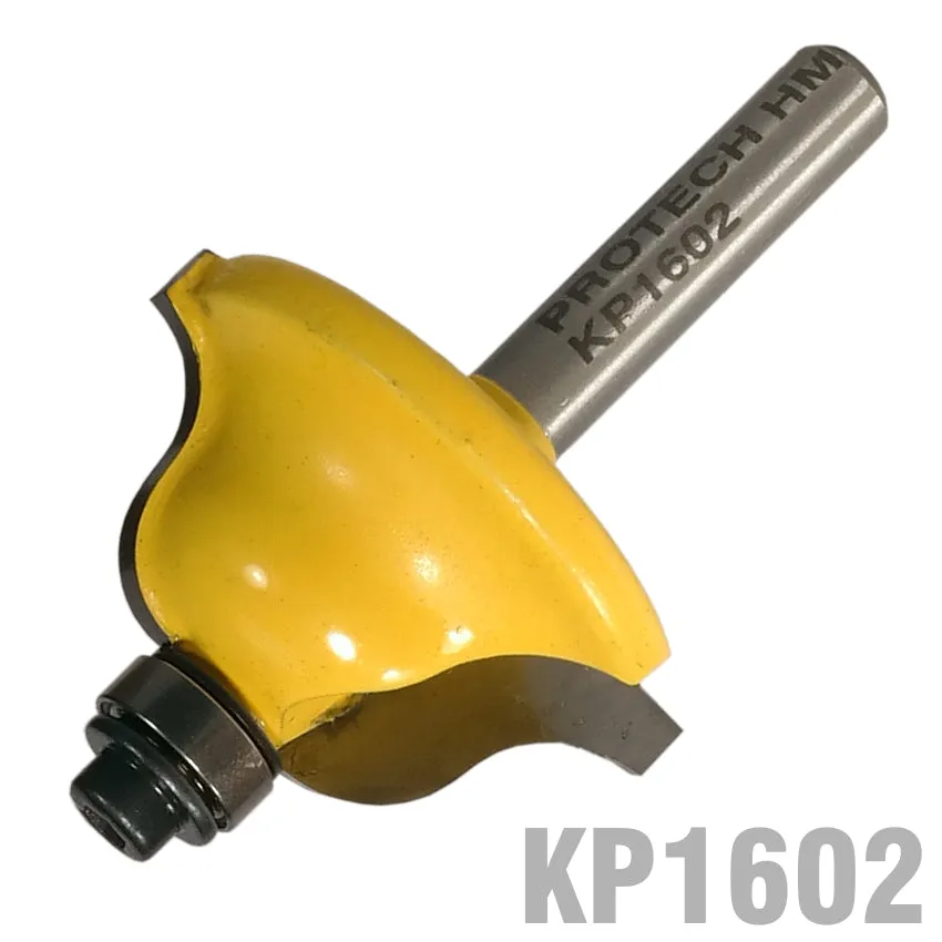 PRO-TECH ROMAN OGEE BIT 1 3/8' X 16MM (1/4' RADIUS) 1/4' SHANK KP1602