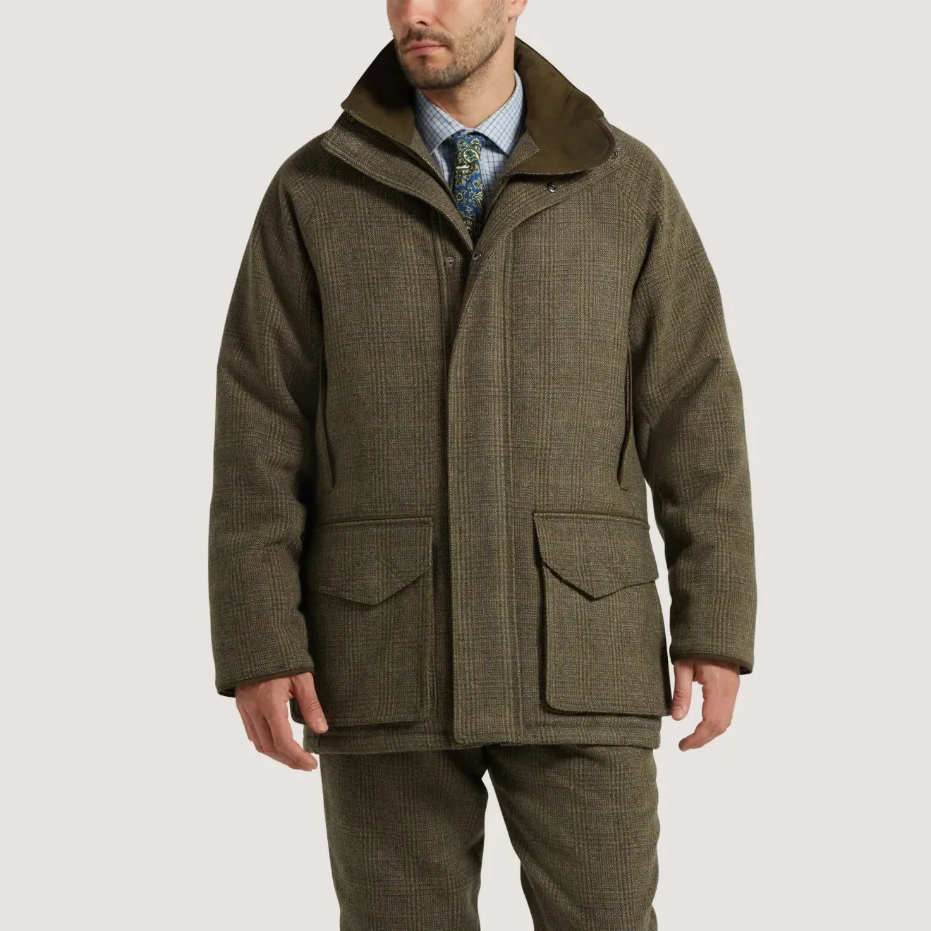 Purdey Tweed Raglan Field Coat Morlich