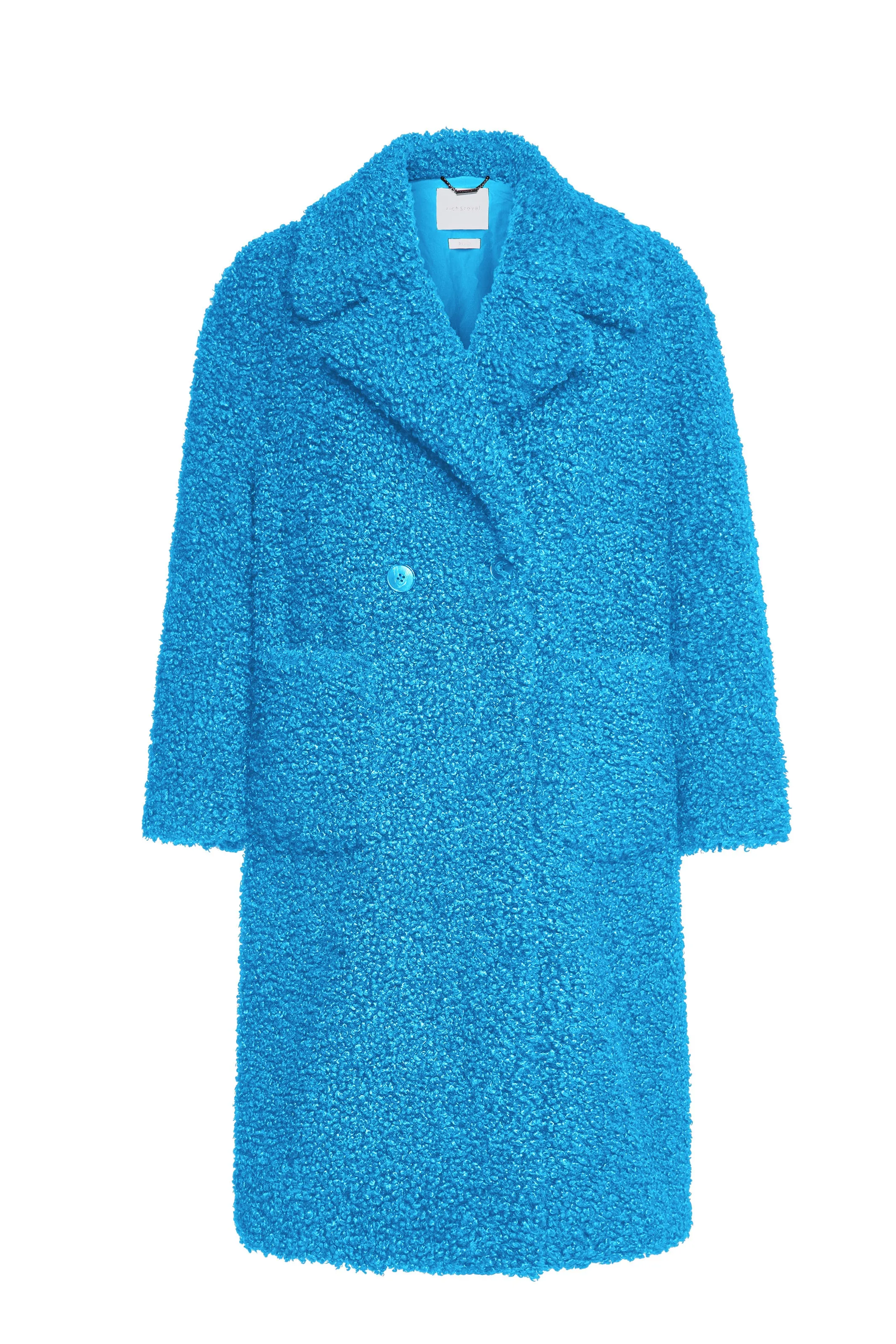 R&R Sapphire Blue Teddy Coat