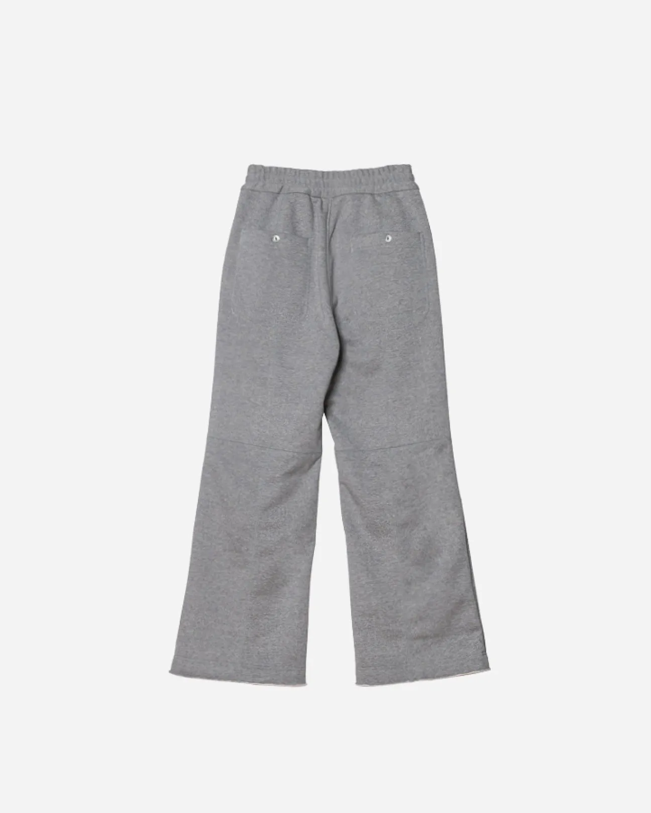 SAKURA OILED PANEL SWEAT PANTS【HEATHER GREY】