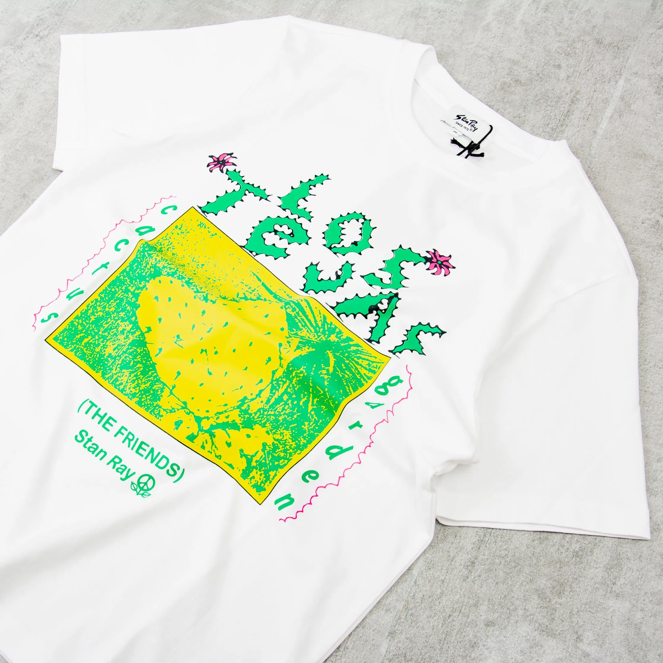 Stan Ray Cactus Garden Tee - White