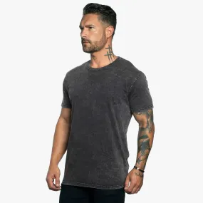 Stone Wash Relaxed Fit Crew Neck Tee