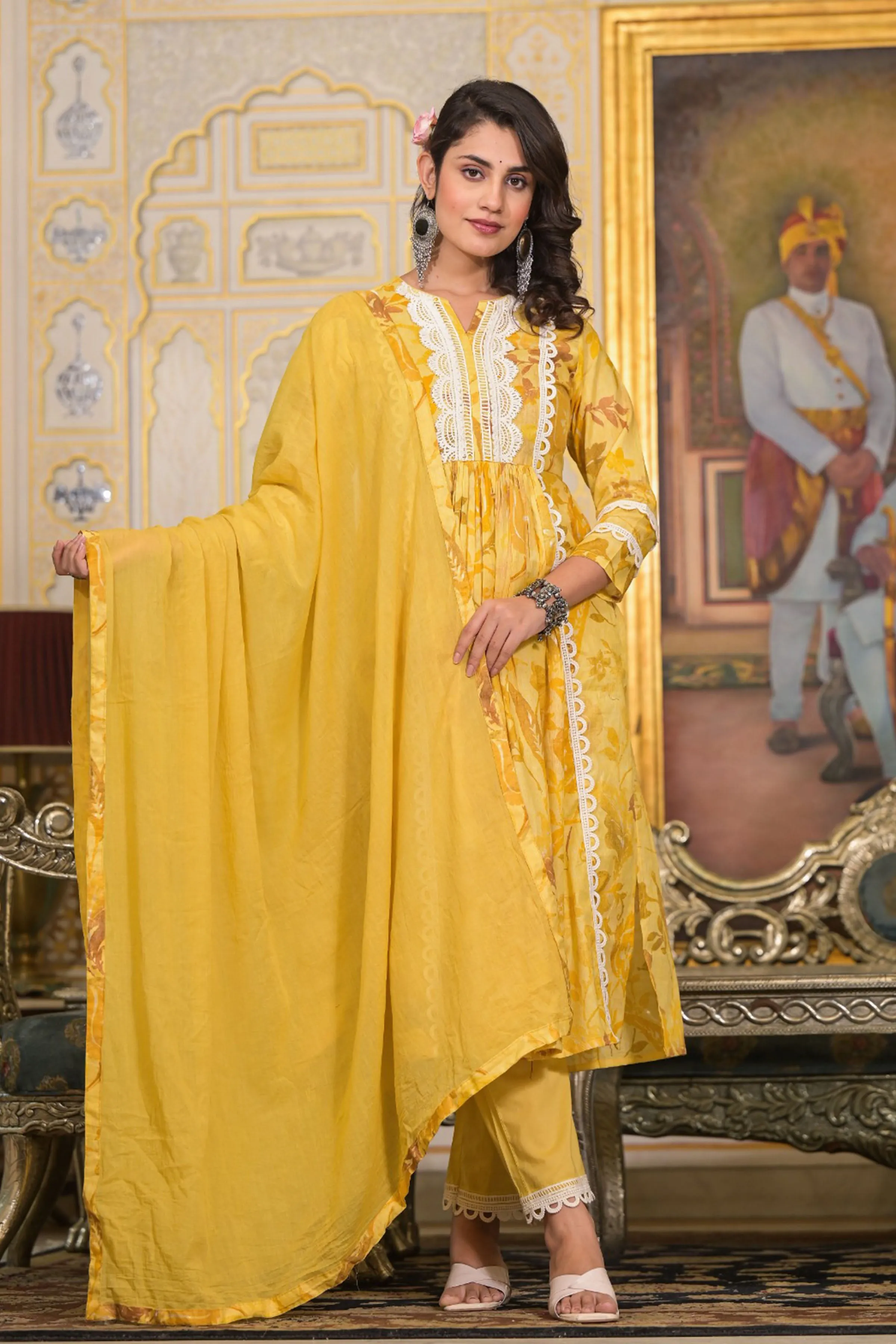 Sunshine Petals Nyra Anarkali Set