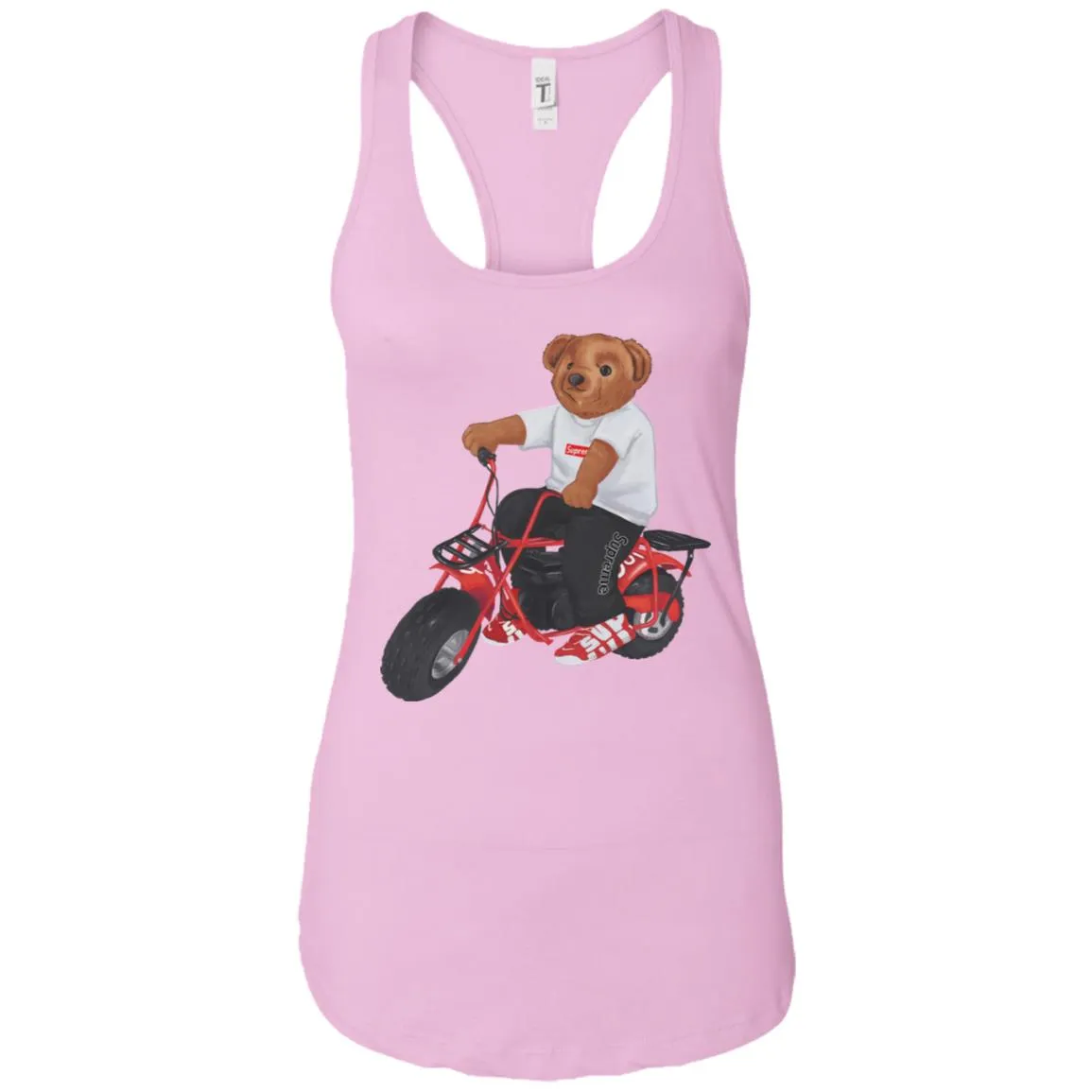 Supreme Bear Moto T-shirt Women Tank Top