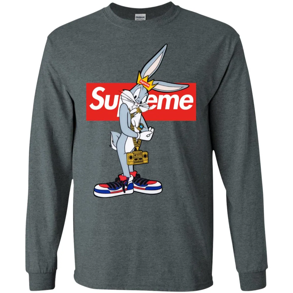 Supreme Rabbit Trending T-shirt Men Long Sleeve Shirt