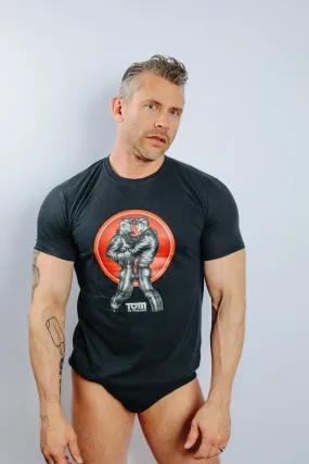 Tom of Finland Leather Duo Tee by Peachy Kings