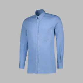 TSHEPO MENS RELAXED BUTTON-UP SHIRT, OCEAN