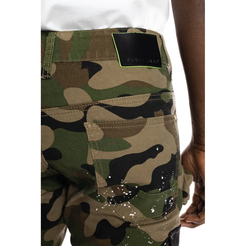 Utility Fashion Cargo Twill Pants - Wood Camo