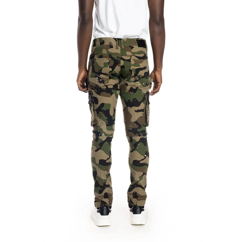 Utility Fashion Cargo Twill Pants - Wood Camo