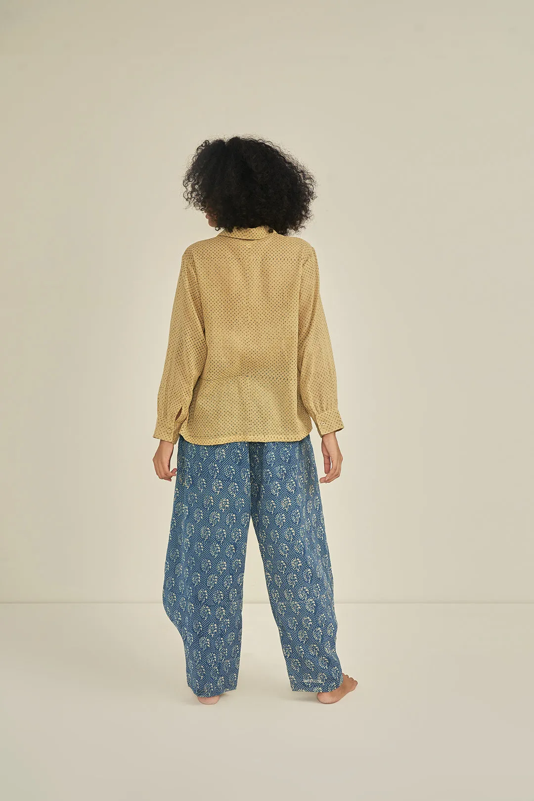 Valletta Flap Lobed Printed Pants