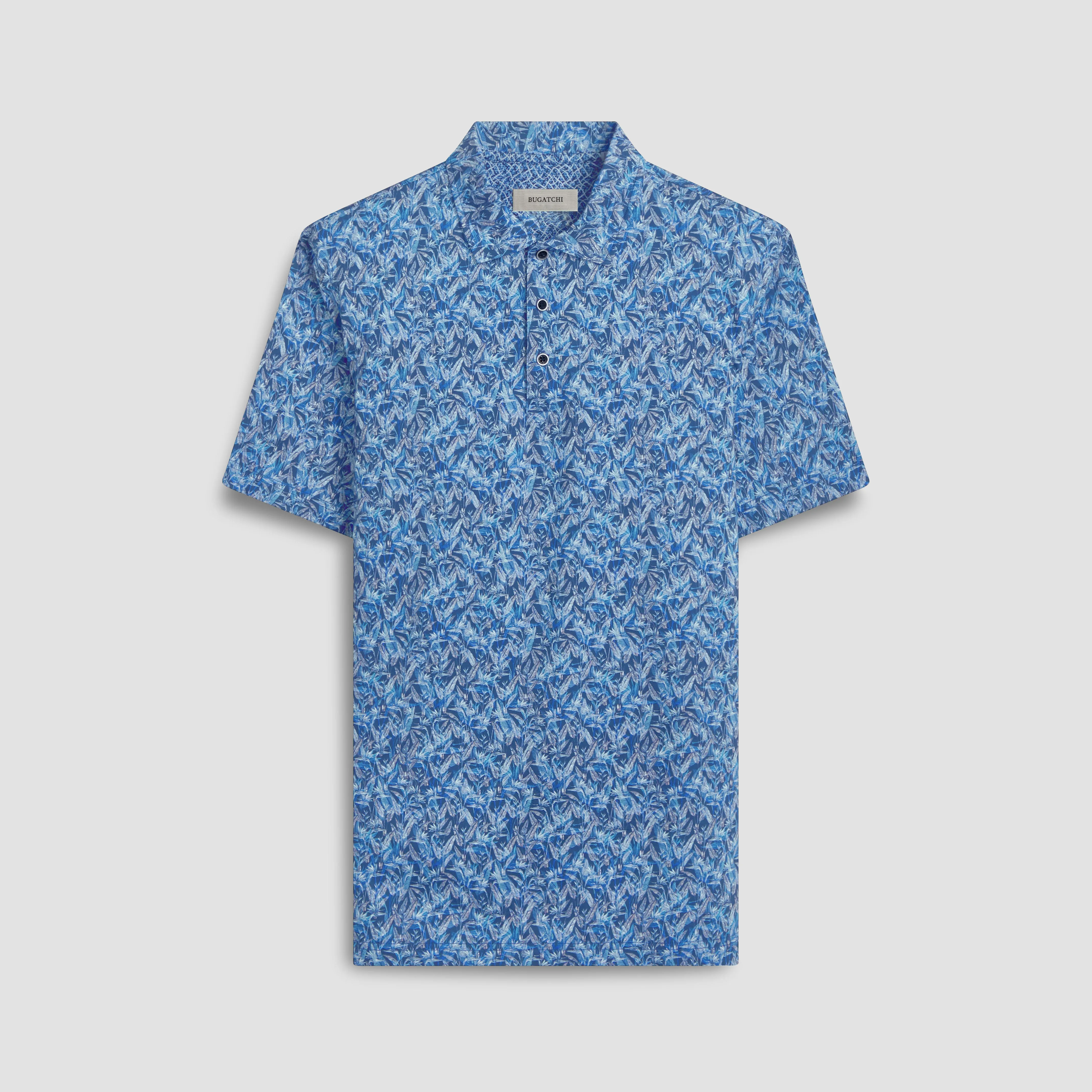 Vincent Double Sided Floral/Mesh OoohCotton Polo