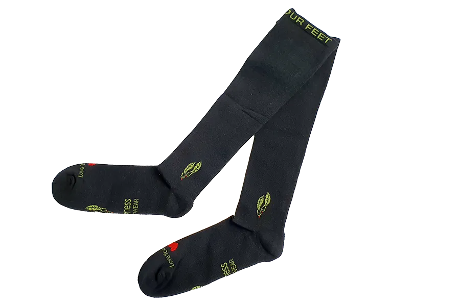 Wellness Charcoal Bamboo Compression Socks