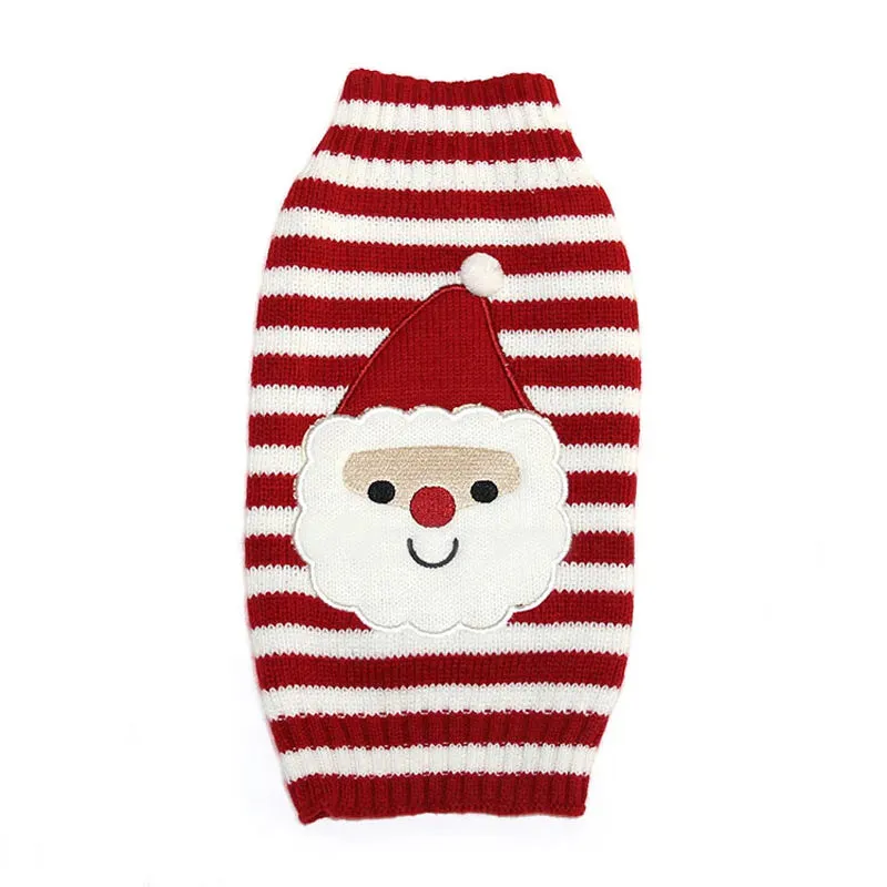 Winter Dog Clothes Christmas Holiday Sweater Chihuahua Teddy Outfit coat for Small Medium Large Dog and Cat  Autumn  Warm