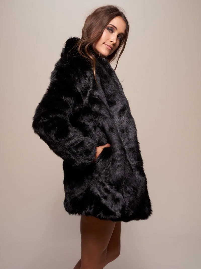 Women's Faux Fur Coat | Black Panther