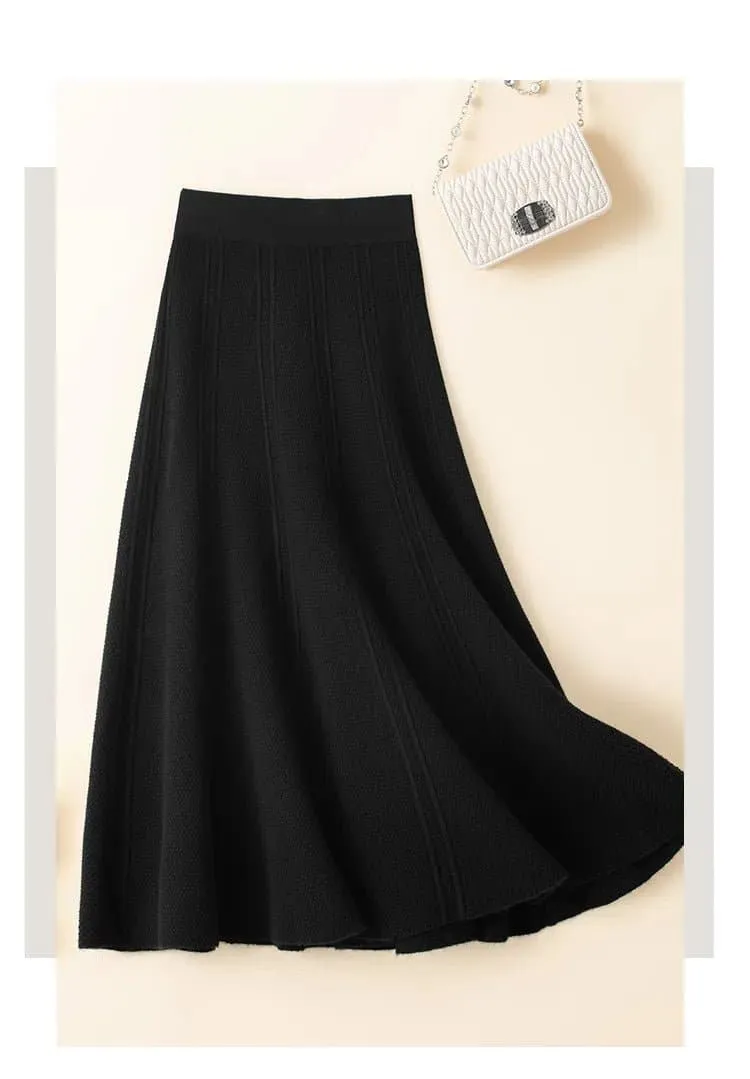 Women's Merino Wool Skirt