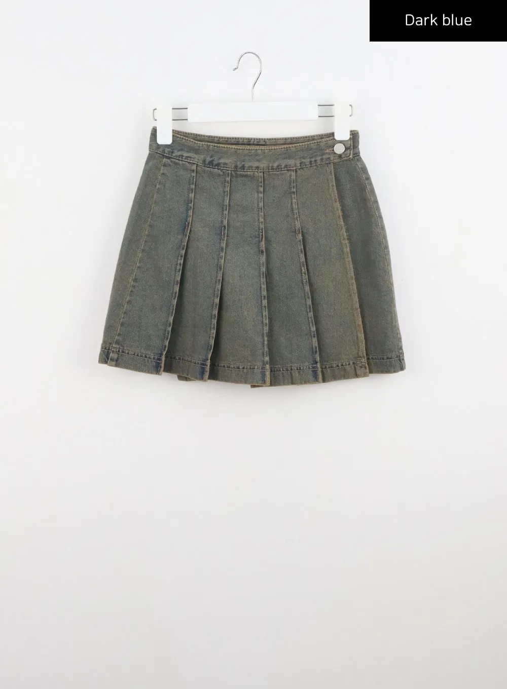 Wrapped Pleated Mini Skirt CU328