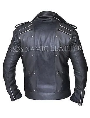 X MEN APOCALYPSE QUICKSILVER LEATHER JACKET