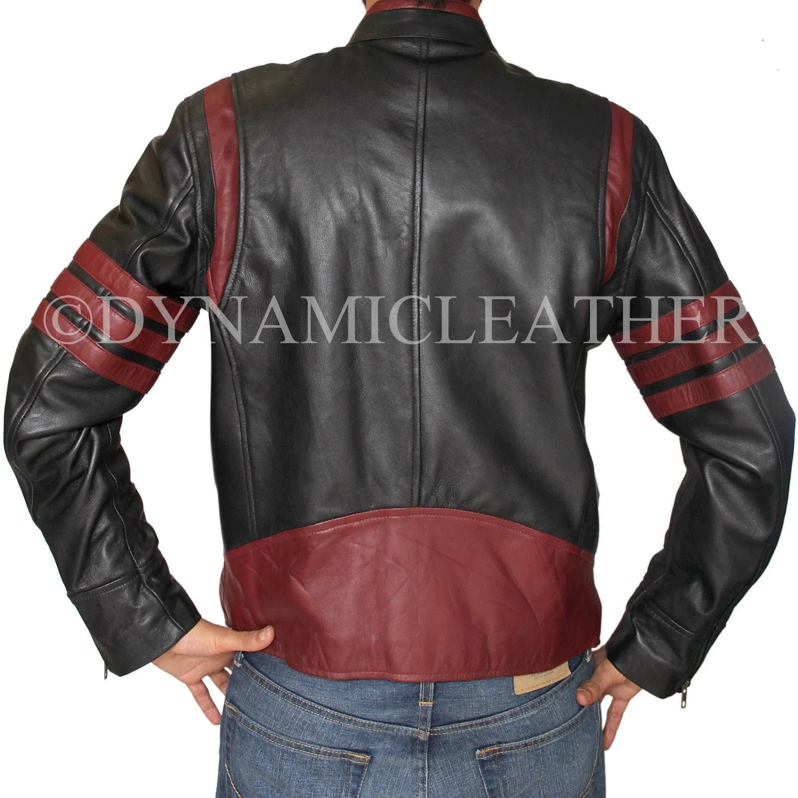 X-Men Wolverine Logans XO Replica Leather Jacket Biker Style BNWT