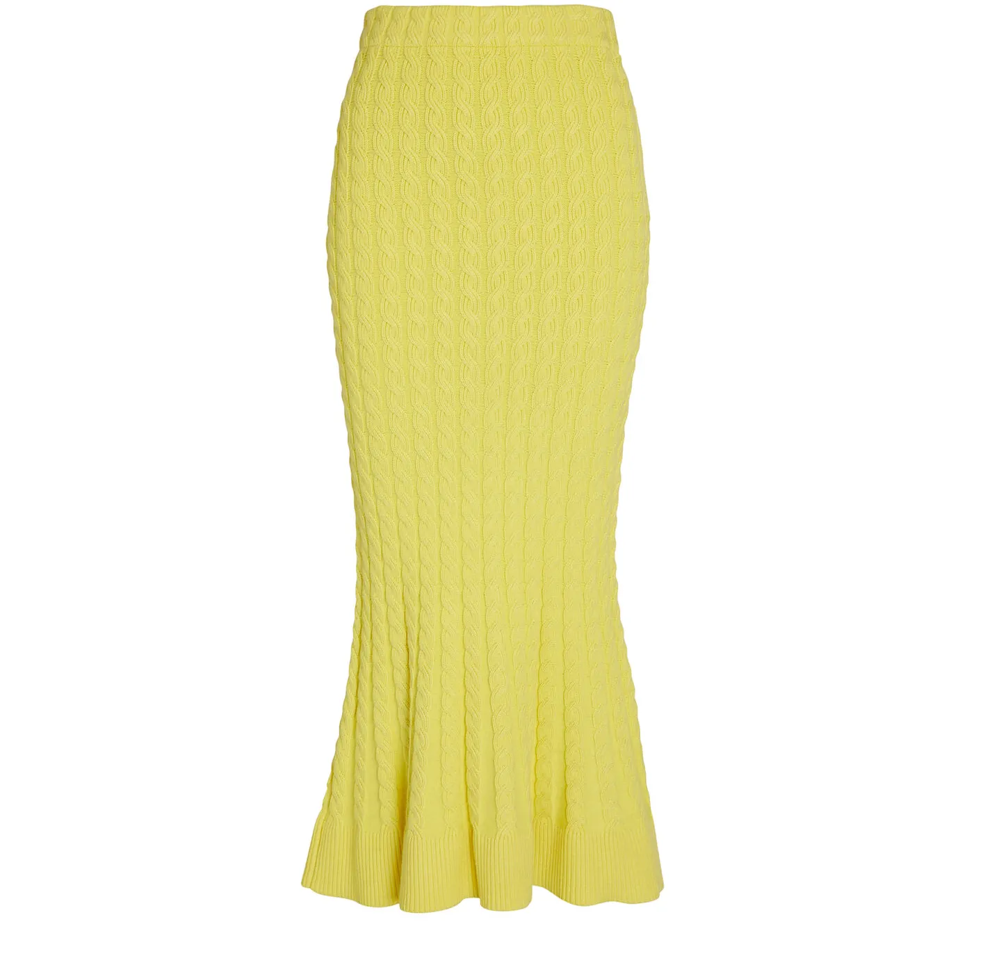 Yellow Midi Skirt - M